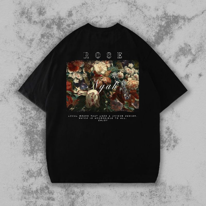 OVERSIZE KAOS ROSE / TSHIRT OVERSIZE ROSE