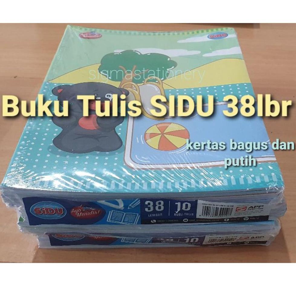 

O(65㊛) Buku Tulis SIDU isi 38 lembar (PCS) | Buku Tulis Murah untuk Sekolah kualitas terbaik premium