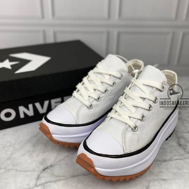 Stok Terbatas Converse Run Star Hike x JW Anderson Sepatu Convers Sneakers Hak Tinggi Wanita Premium