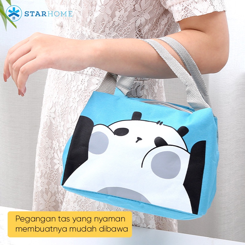 Tas Bekal Tahan Panas Lunch Bag Tas Kantong Lunch Box Makanan Tas Piknik Travel