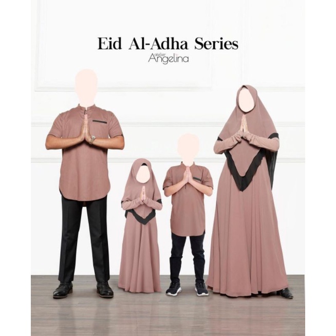 Aisha Dress Abiyya Koko Dewasa Kids Eid Al-Adha Series Atelier Angelina AA