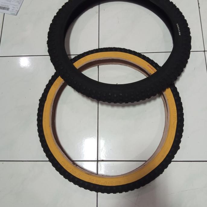 20 X 2.125 Ban Luar Sepeda Swallow,Ban Bmx Warna Hitam Kuning