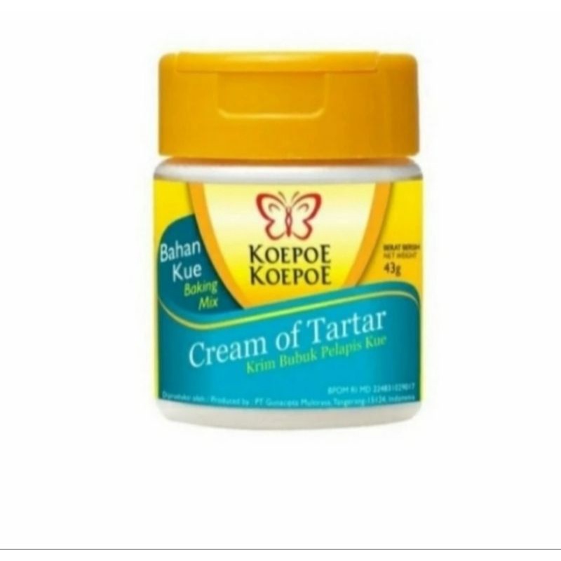 

Cream of tar tar koepoe koepoe 43gr