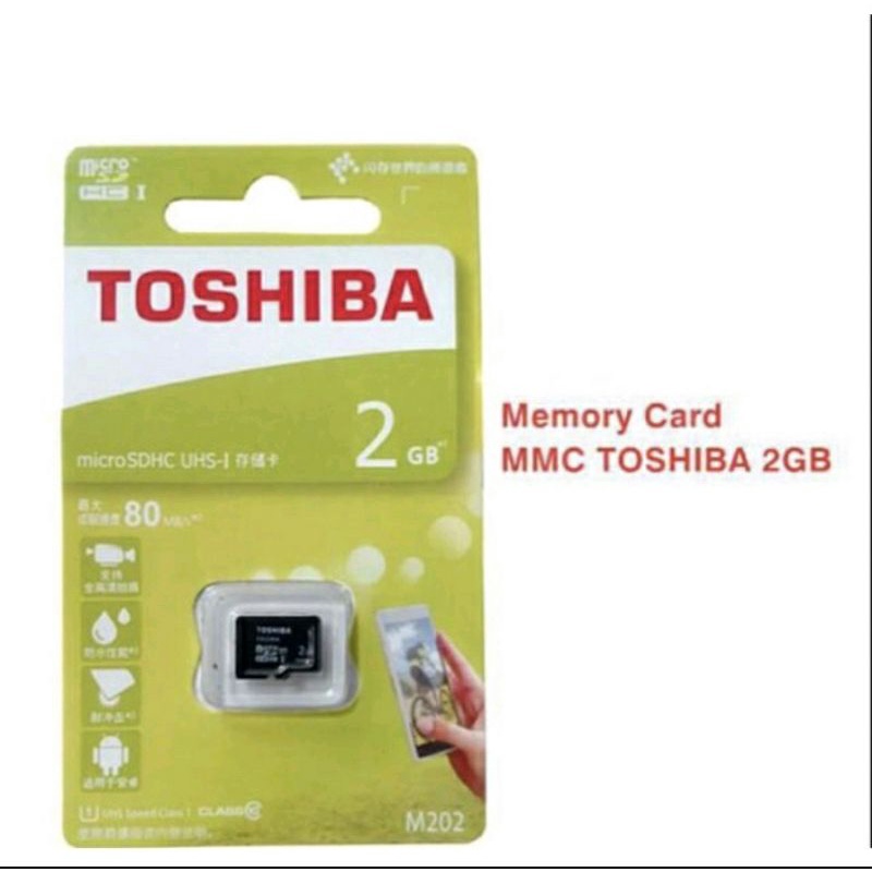 Memori Toshiba Mmc 32GB Kartu Memory Micro SD mmc Card