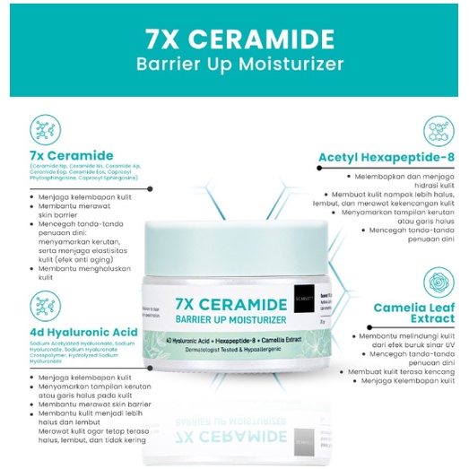 SCARLETT 7X Ceramide Barrier Up Moisturizer