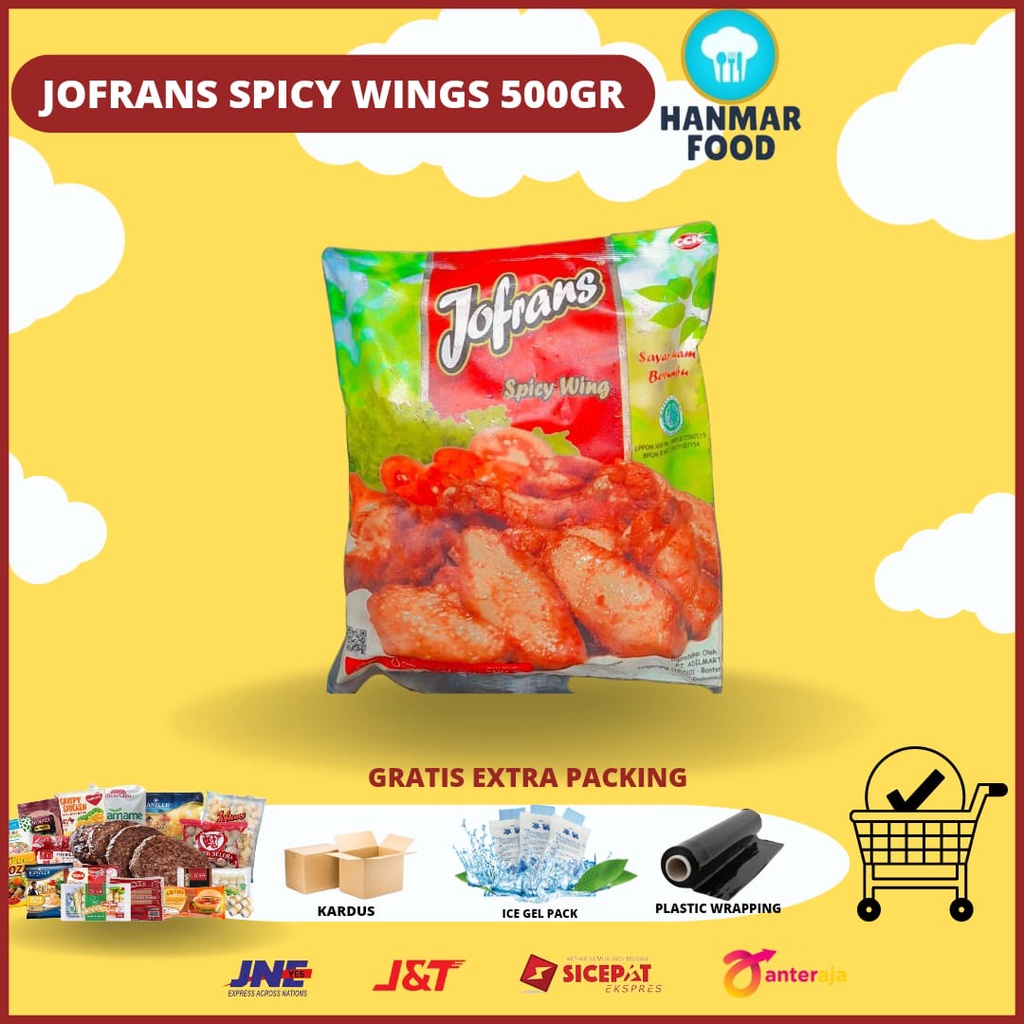 

Jofrans spicy wing 500gr