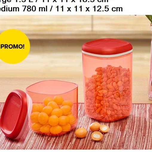 Langsung Atc crystal canister gold atau merah ecer 1pc