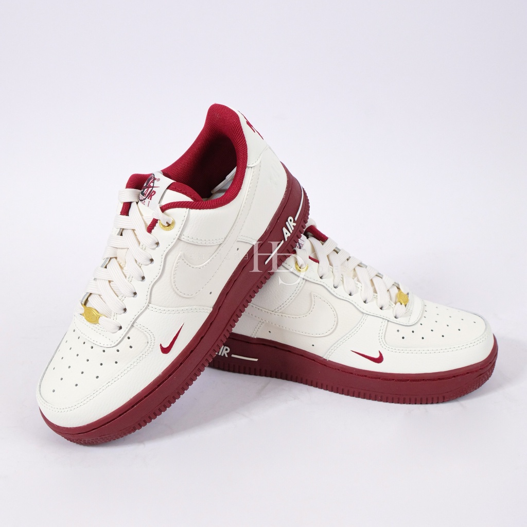 Nike Air Force 1 Low SE Sail Team Red (W) DQ7582-100 100% Original