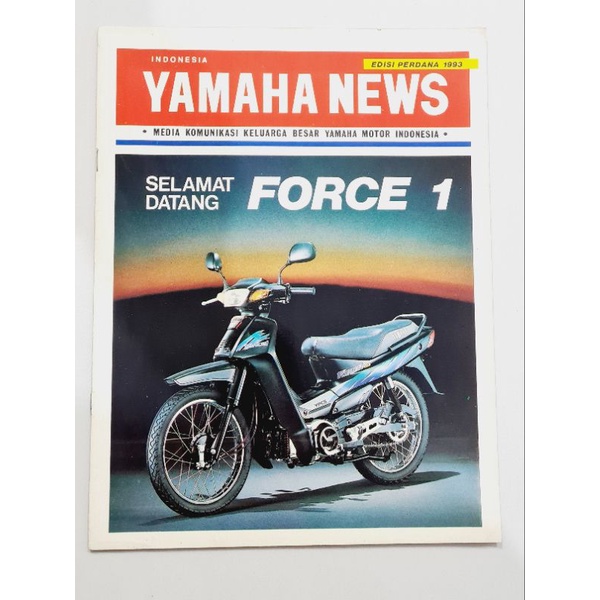 Majalah Edisi Perdana YAMAHA FORCE 1 1993 NOS