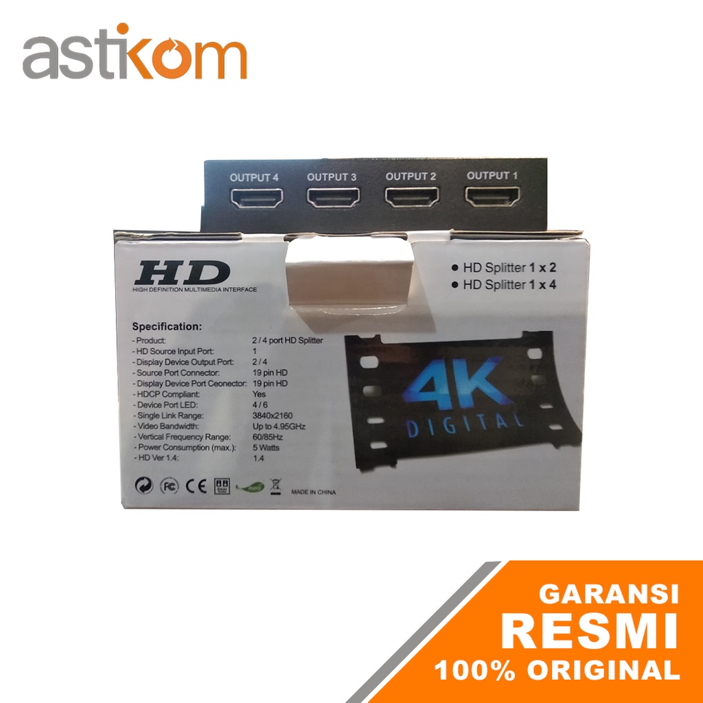 HDMI Splitter 1-4 port Good Quality