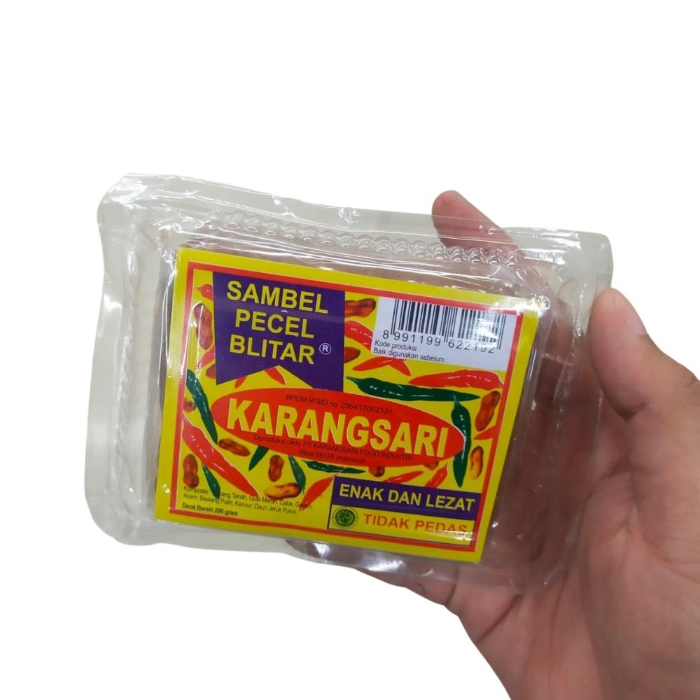 

sambel pecel sumber barokah 250gr / Karangsari 200gr sambal kacang dalam kemasan