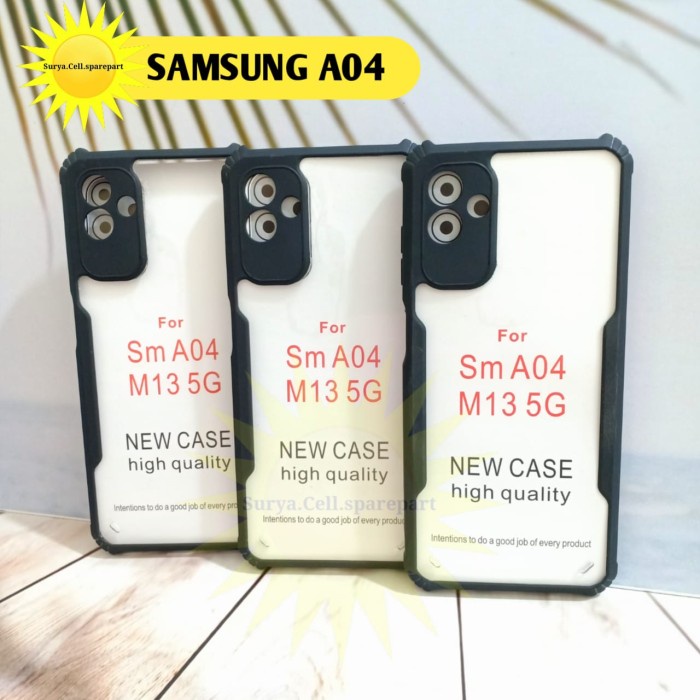 Case Shockproof Samsung A04 - Softcase Shockproof Samsung A04 - SC