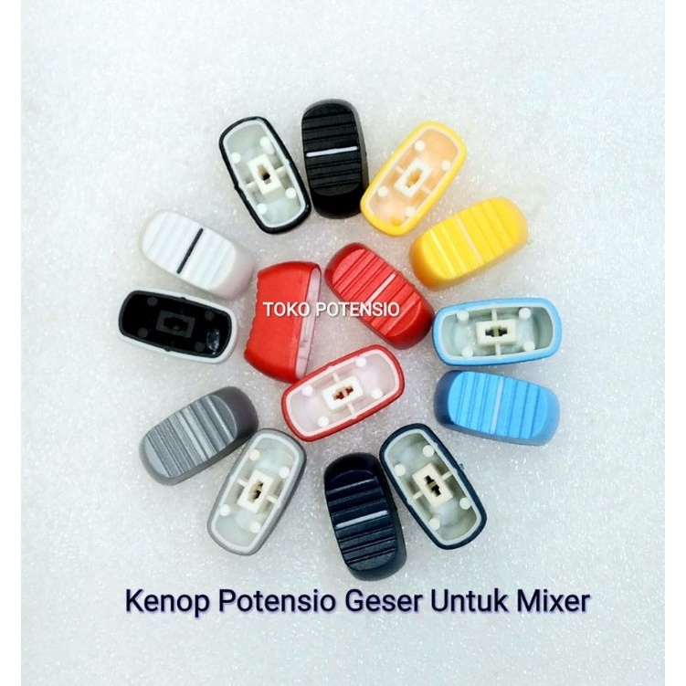 KENOP POTENSIO GESER UNTUK MIXER OVAL (BISA PILIH WARNA)