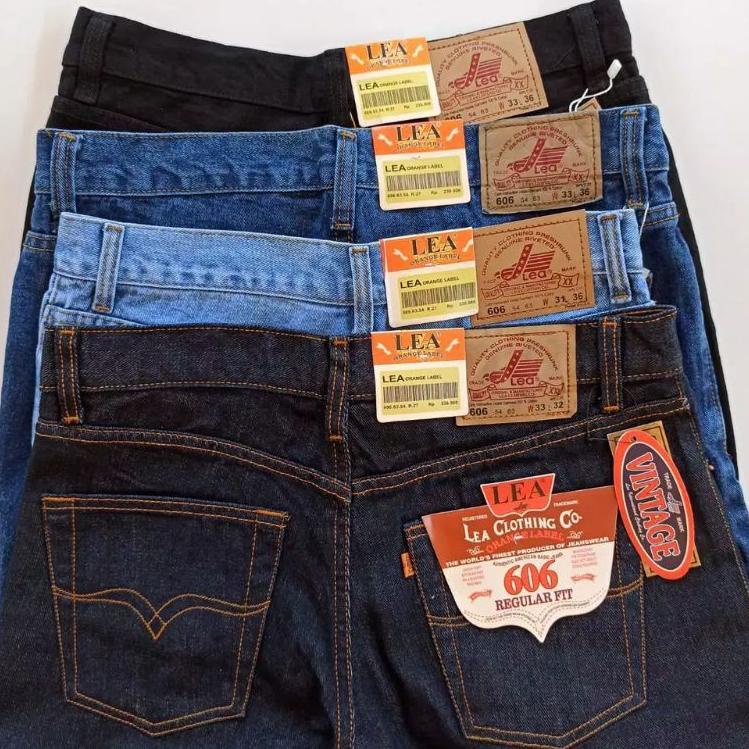 Murah Banget PROMO CUCI GUDANG Celana Jeans Pria LEA Standar Reguler Original Jeans Best Quality 28 