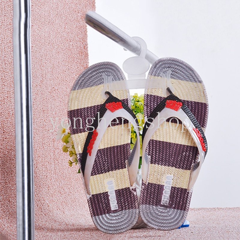 10pcs /set Flip Flop Tahan Lama Gantungan Sandal Sendal Shoe Hook Portable Praktis Display Sepatu Pengering Rak Sepatu