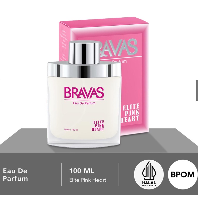 BRAVAS Parfum  ELITE 100 ML Eau De Parfum HALAL Perfume Spray EDP Ori