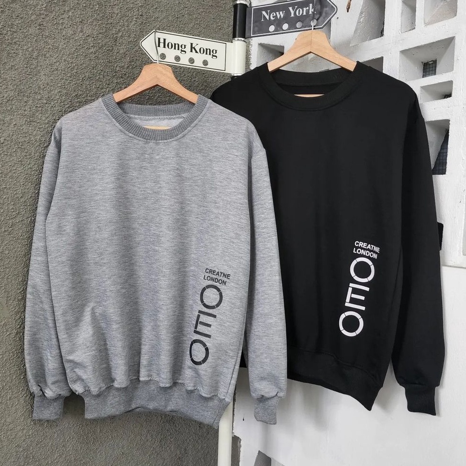 Basic Sweater OEO Atasan Pria Wanita Casual Style