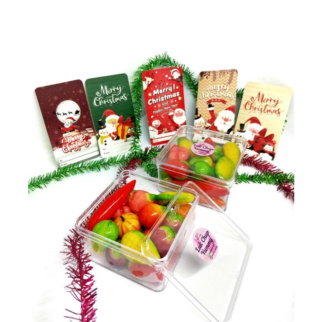 KUE HAMPERS NATAL 2022 HAMPERS KEKINIAN LUKCHUP MINI KUE BUAH MINI THAILAND REKOMENDASI HAMPERS DESSERT HAMPERS NATAL KUE NATAL HAMPERS HADIAH HAMPER