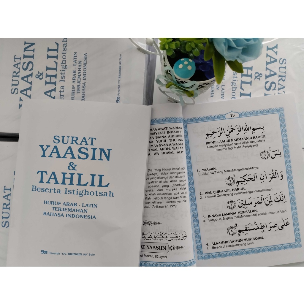 Isi Yasin Biru 128 Halaman Beringin'55 Murah