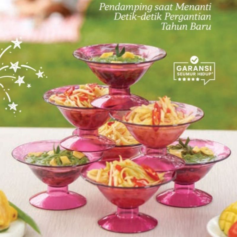 Parfait glass, Dessert cup, gelas es krim 1 pcs byTupperware