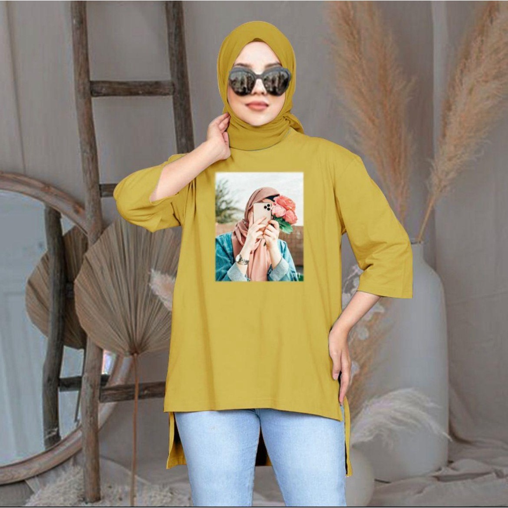 Tunik BASIC Wanita Hijab's MUSLIM kaloborasi terbaru