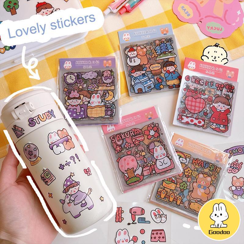 20pcs Stiker Kartun Lucu Untuk Dekorasi Notebook DIY Sticker Stationady -Doo