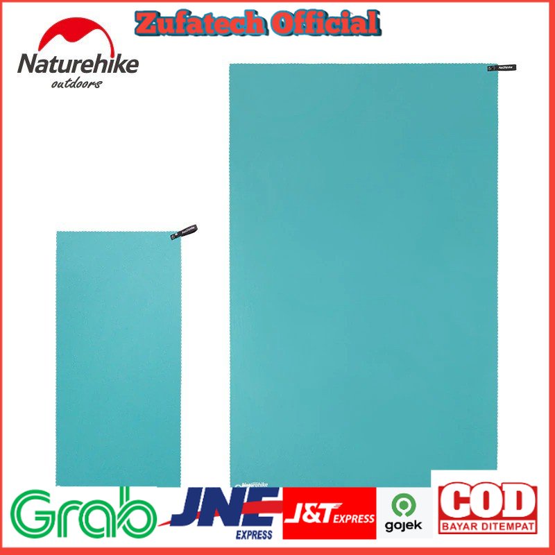 NatureHike Handuk Quick Dry Portable Ultralight Breathable Bath Towel 40 x 80 cm- MJ01 - Light Green