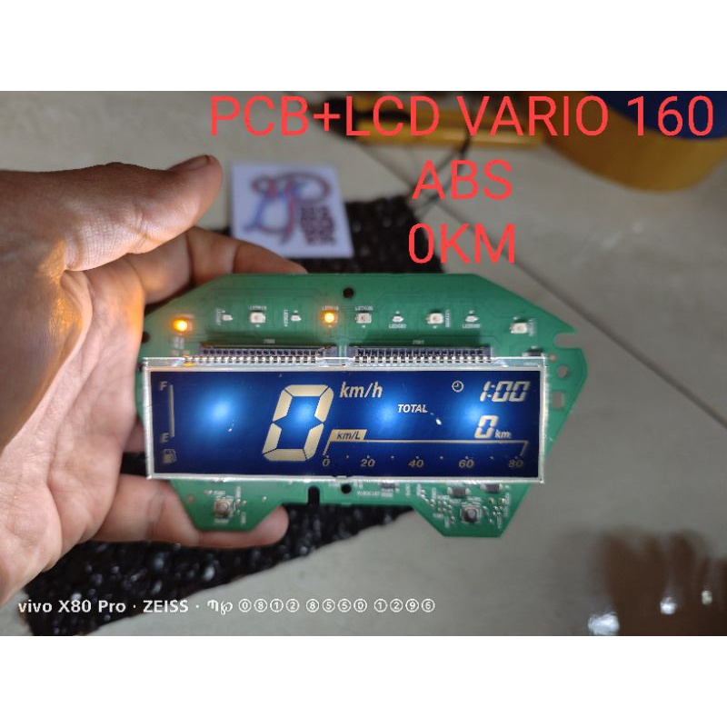 pcb lcd papan mesin speedometer spidometer meter kilometer vario 125 150 160 abs cbs iss original