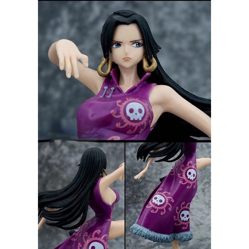 Mainan Figure Anime Dewasa One Piece GK Snake Princess Boa Hancock Action Figure 21 cm Sexy Cheongsam Cewek Boneka Patung Patung