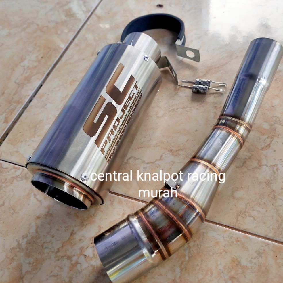 TERMURAH KNALPOT RACING MURAH SC PROJECT TITAN SILINCER PLUS SLIP ON CBR K45 CBR150R LOKAL