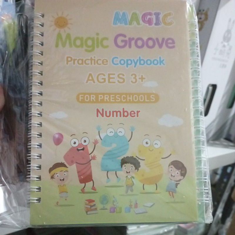 

Buku Belajar Menulis Magic Groove Practive Copy book Preschool