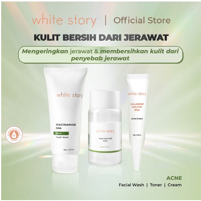 WHITE STORY Acne Soothing Series - Wajah Berjerawat &amp; Beruntusan