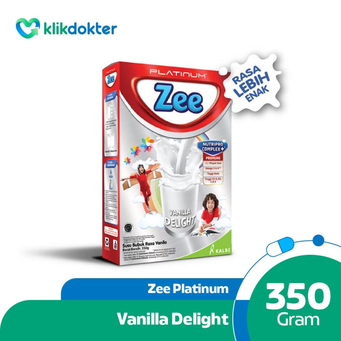 

(BISA COD) Zee Platinum Vanilla Delight 350 G