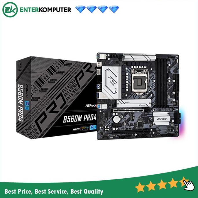ASRock B560M Pro4 (LGA1200, B560, DDR4, USB3.2, SATA3)