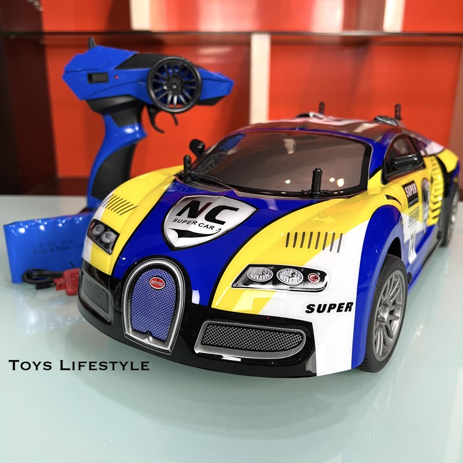 Mainan Mobil Remote Control BMW Z4 M Motorsport Skala 1:10 (Putih)