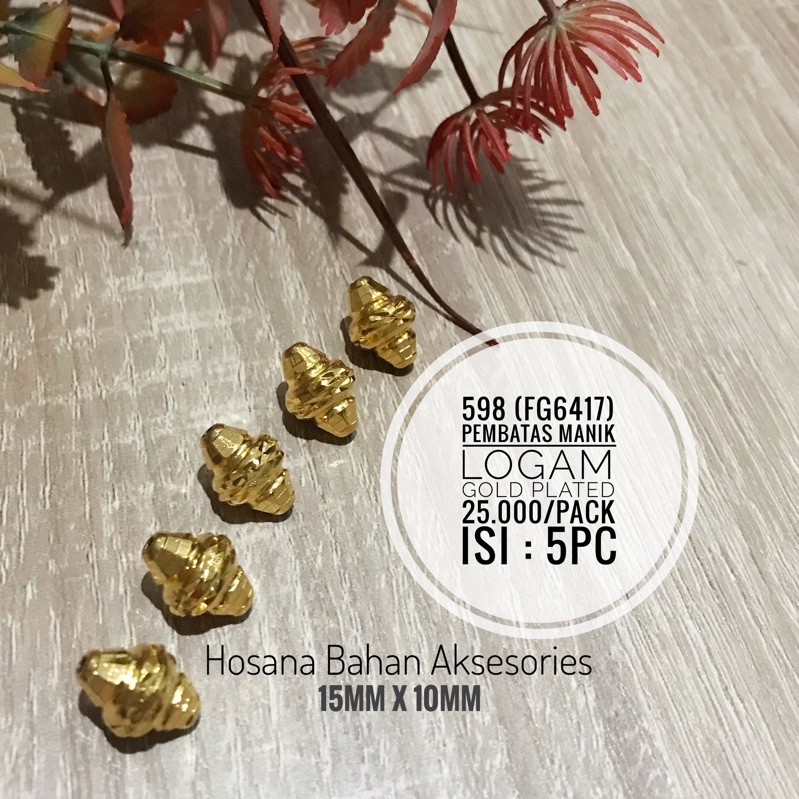 Spacer/ Pembatas gelang/Bahan kalung/ Bahan gelang/Hiasan Gelang