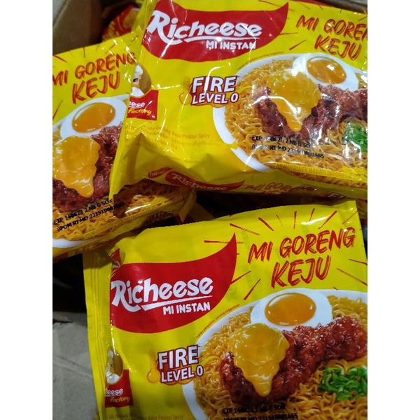 Jual Richeese Mie Goreng Keju Pedas Level Shopee Indonesia