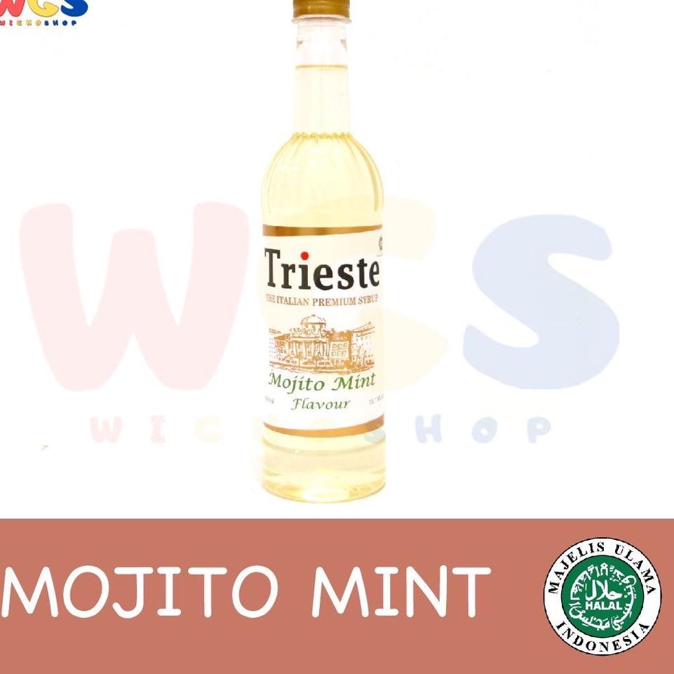 

Free Ongkir/ Trieste Premium Syrup Mojito Mint Flavoured 650 ml