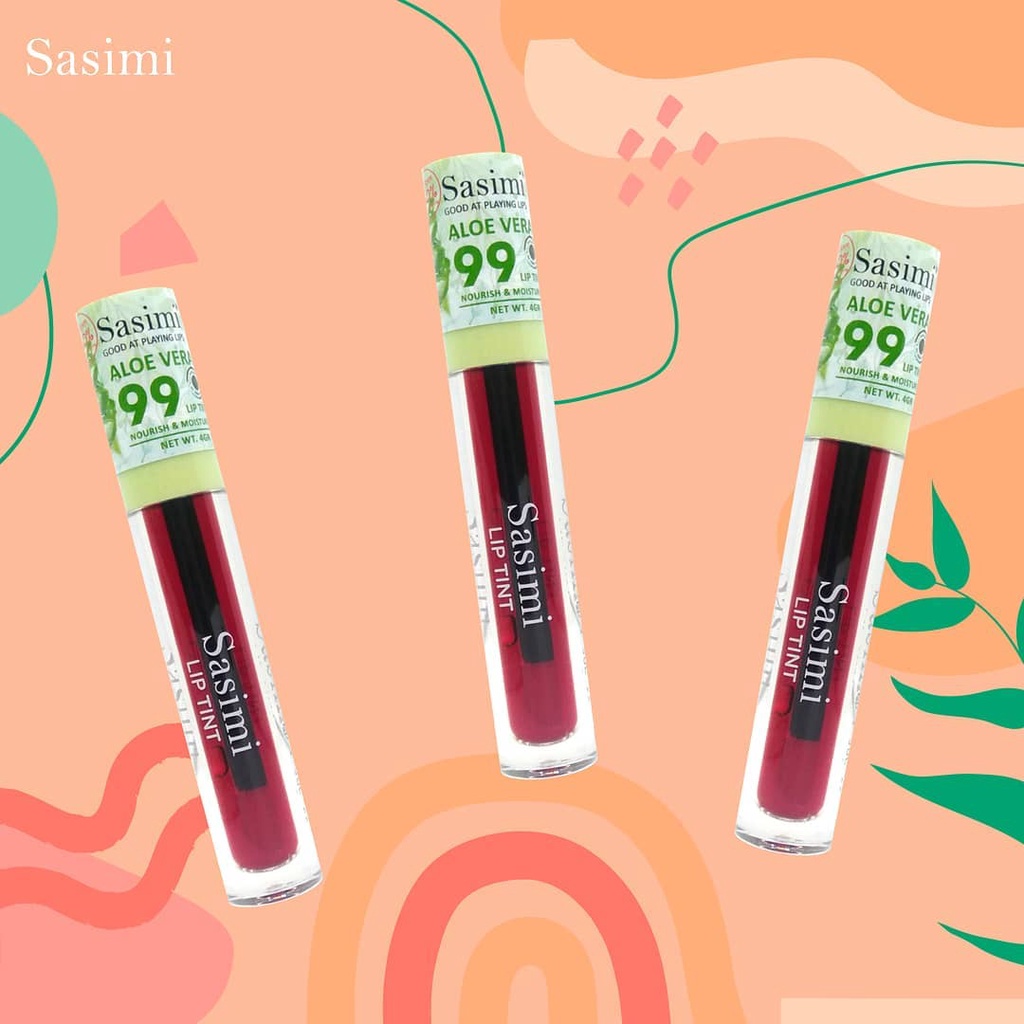 [ PCS ] LIPGLOSS SASIMI Aloe Vera 90% s721 lipgloss LIPS SASIMI