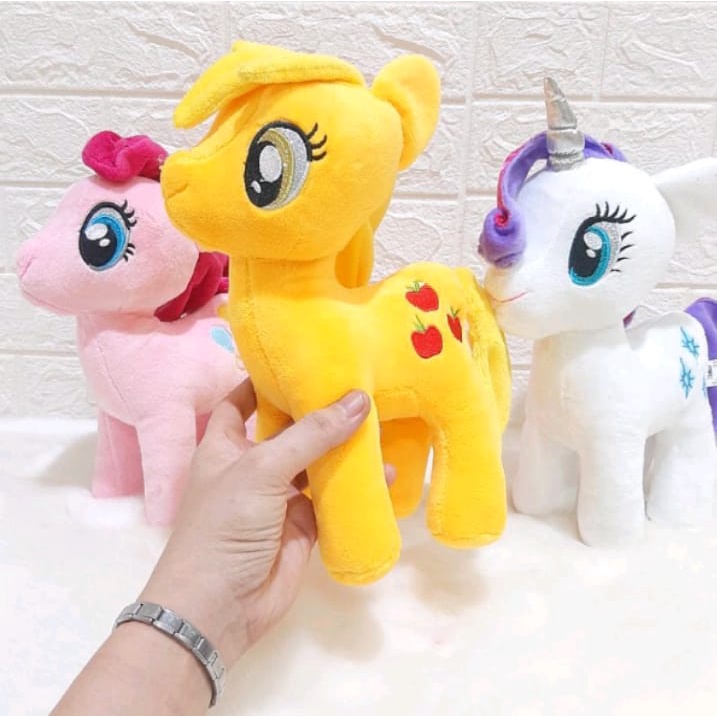 Boneka Kuda Pony Unicorn Little Poni 25 cm Halus Lembut