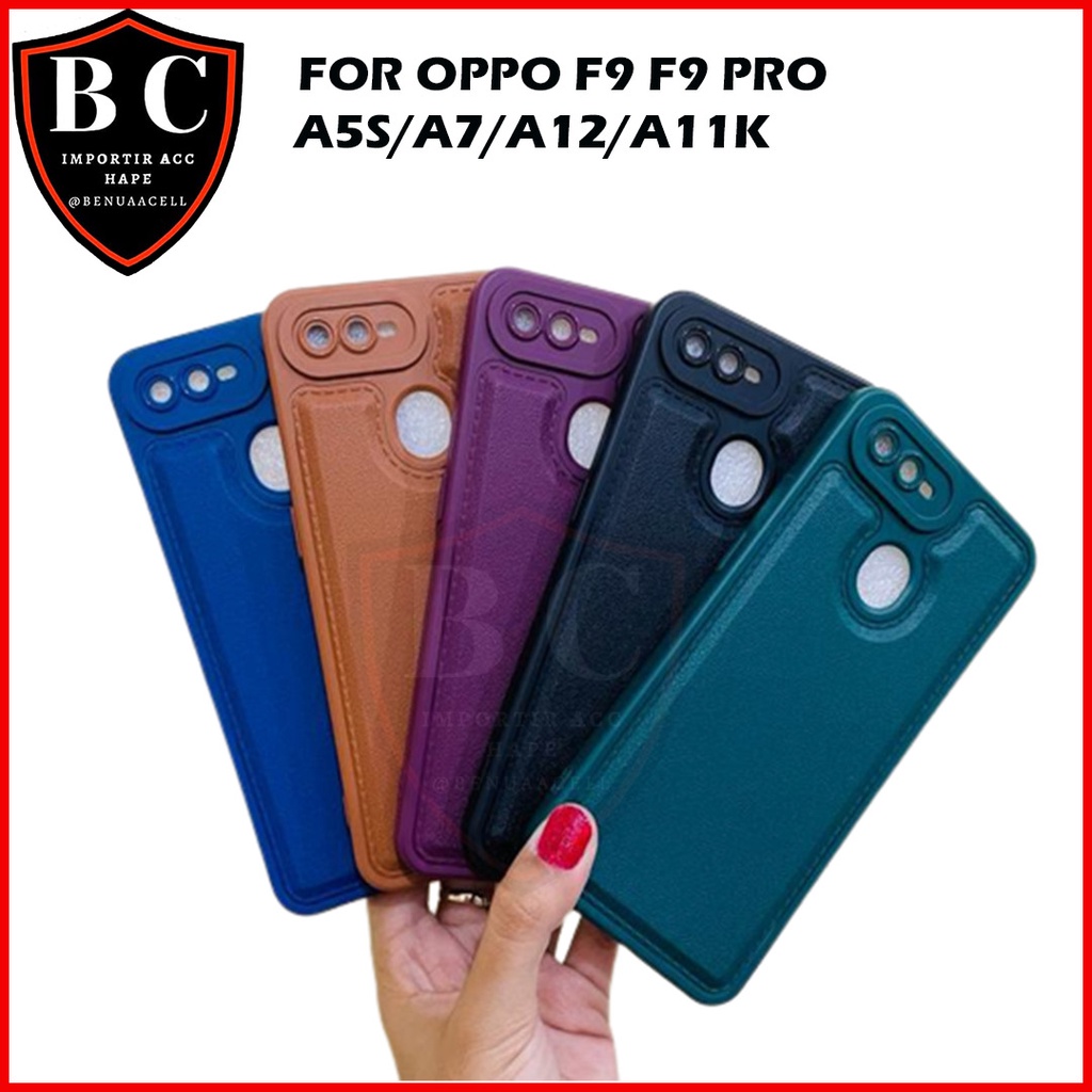 CASE OPPO A3S - CASE LEATHER PRO OPPO A5S A7 A12 A11K OPPO A3S A36