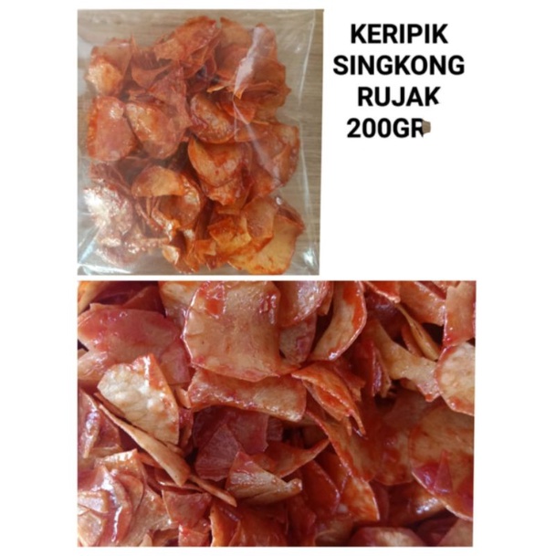 KERIPIK SINGKONG RUJAK 200Gr