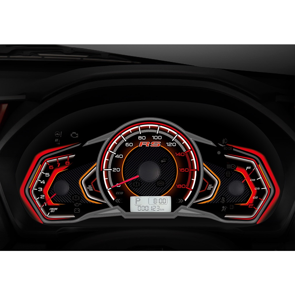 Custom Speedometer Brio/Mobilio Racing Red