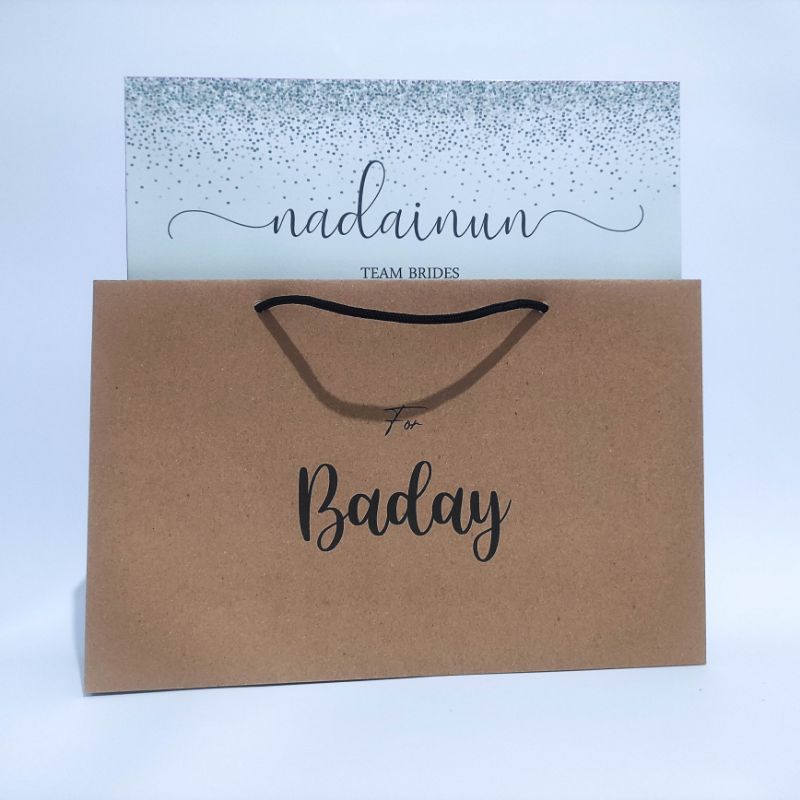 Jual Paperbag Coklat Softbox Bridesmaid Shopee Indonesia