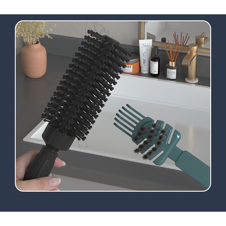 Comb Cleaning Brush / Sikat Pembersih Sisir / Sikat Keyboard Brush Membersihkan Rambut Rontok Dari Sisir Dengan Mudah