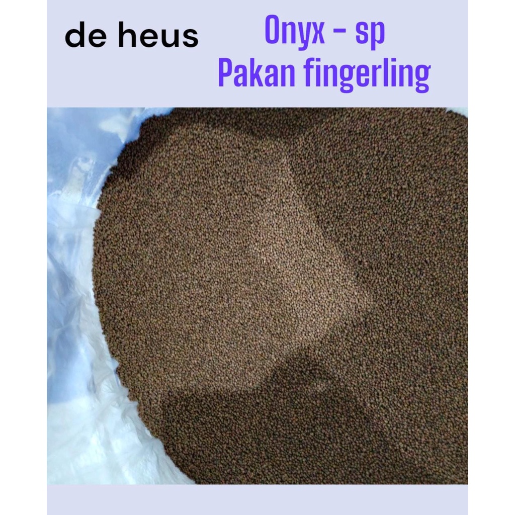 de heus ONYX-SP 10 kg pakan bibit ikan pakan fingerling size 1mm apung