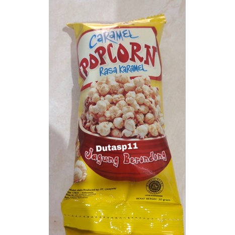 POPCORN RASA CARAMEL 20 GR/10 PCS