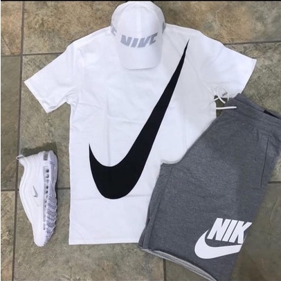 kaos tshirt nike big swoosh high nike logo sport casual nike swoosh big logo