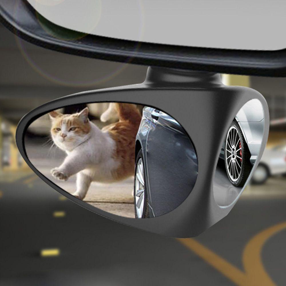 POPULAR 1biji Blind Spot Convex Mirror HD Kaca Parkir Spion 360derajat Cermin Samping Mobil