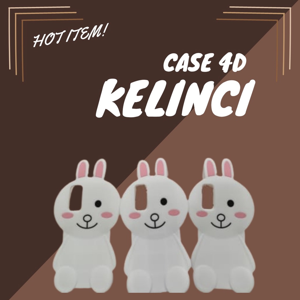 REALME C15 - REALME C11 2020 - REALME C2 - REALME C1 case motif gambar rabbit